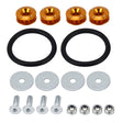 4 PCS Car Modified Screw Gaskets Bodywork Stainless Steel Gasket Bolts, Diameter: 24mm(Gold) - Nuts & Bolts by PMC TechLife | Online Shopping South Africa | PMC TechLife | Buy Now Pay Later Mobicred