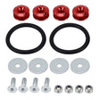 4 PCS Car Modified Screw Gaskets Bodywork Stainless Steel Gasket Bolts, Diameter: 24mm(Red) - Nuts & Bolts by PMC TechLife | Online Shopping South Africa | PMC TechLife | Buy Now Pay Later Mobicred