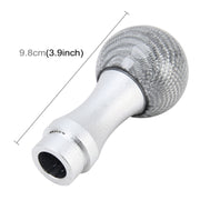 Universal Car Gear Shift Knob Modified Car Gear Shift Knob Auto Transmission Shift Lever Knob Carbon Lead Gear Knobs  with Three Rubber Covers