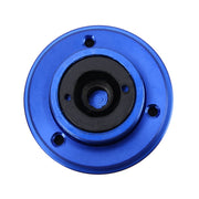 2 PCS Racing Car Cover Lock Aluminum Alloy Car Modification Oil Cap Modified Engine Cover Lock Racing Front Cover Lock(Blue)