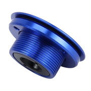 2 PCS Racing Car Cover Lock Aluminum Alloy Car Modification Oil Cap Modified Engine Cover Lock Racing Front Cover Lock(Blue)