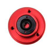 2 PCS Racing Car Cover Lock Aluminum Alloy Car Modification Oil Cap Modified Engine Cover Lock Racing Front Cover Lock(Red)