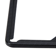 2 PCS Carbon Lead License Plate Frame Simple and Beautiful Car License Plate Frame Holder Universal License Plate Holder(Black)