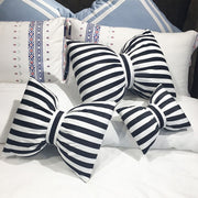 Classical Stripe Bowknot Style Breathable Car Waist Pillow Back Cushion, Size: 35*45cm
