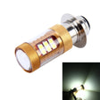 H6M/P15D 15W 1300 LM 6500K Motorcycle Headlight with 28 SMD-3030-LED Lamps, DC 12V(White Light) - Headlights by PMC TechLife | Online Shopping South Africa | PMC TechLife