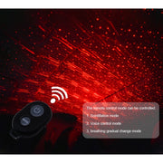 5V Roof Ceiling Decoration Red Light Star Night Lights Starry Sky Atmosphere Lamp Projector with Remote Control