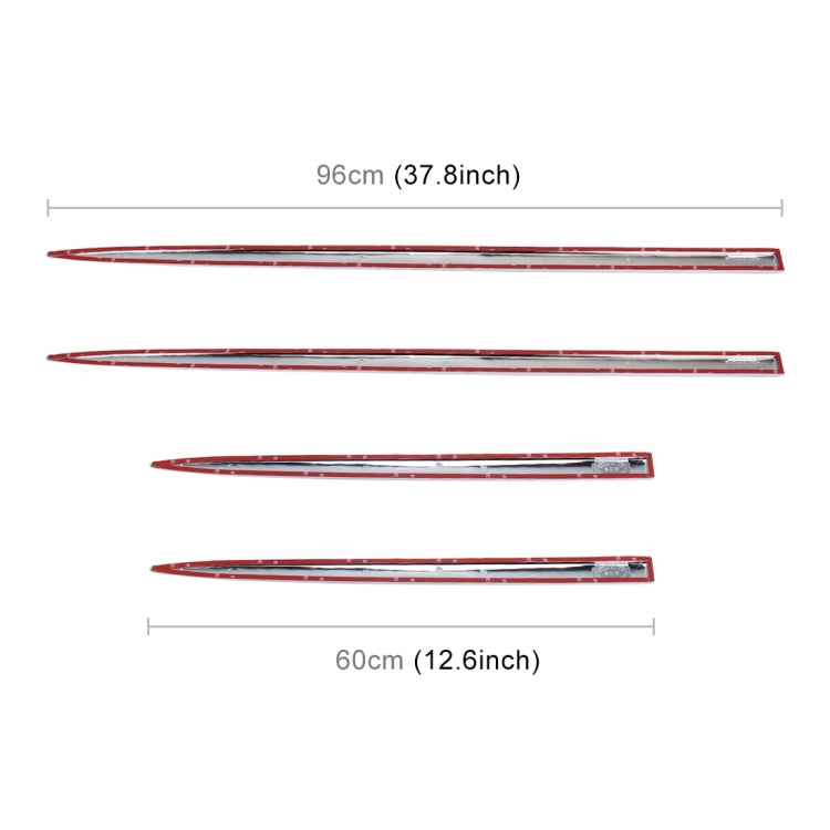 4 PCS Universal Car Door Anti-collision Strip Protection Guards
