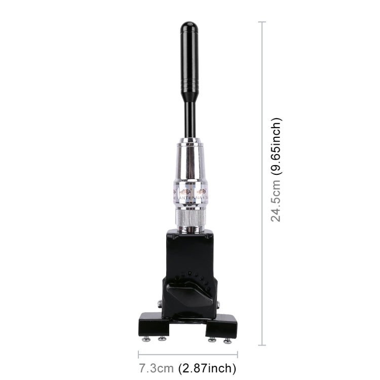 PS-401 Modified Car Antenna Aerial, Size: 24.5cm x 7.3cm (Black)