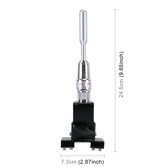 PS-401 Modified Car Antenna Aerial, Size: 24.5cm x 7.3cm (Silver)
