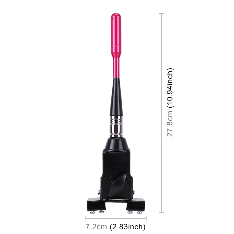 PS-404 Modified Car Antenna Aerial, Size: 27.8cm x 7.2cm (Red)