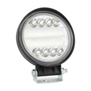 2 PCS 4 inch 15W Spot / Flood Light White Light Round-Shaped Water-resistant Car SUV Work Lights Spotlight LED Bulbs, DC 9-30V