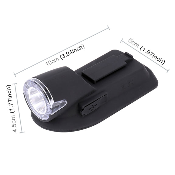 3W 240LM USB Solar Energy Motorcycle / Bicycle Front Light (White)
