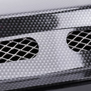 PS-5034 Vehicle Car Body Sticker Car Decorative Sticker (Carbon Fiber Black)