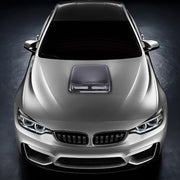 PS-5034 Vehicle Car Body Sticker Car Decorative Sticker (Carbon Fiber Black)