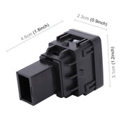 Car Fog Light 5 Pin On-Off Button Switch for Nissan Sylphy(Green Light)