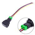 Car Fog Light 5 Pin On-Off Button Switch with Cable for Nissan Sylphy(Green Light) - Car Switches by PMC TechLife | Online Shopping South Africa | PMC TechLife