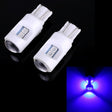 2 PCS T10 / W5W / 194 DC 12V 1.2W 6LEDs SMD-3030 Car Reading Lamp Clearance Light, with Projector Lens Light(Blue Light) - Clearance Lights by PMC TechLife | Online Shopping South Africa | PMC TechLife | Buy Now Pay Later Mobicred