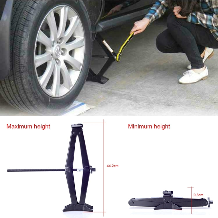 Upright ST-112C Heavy Duty Stabilizer Scissor Jack with Handle Lift Levelers 4000 Pound (2 Ton) Capacity Each