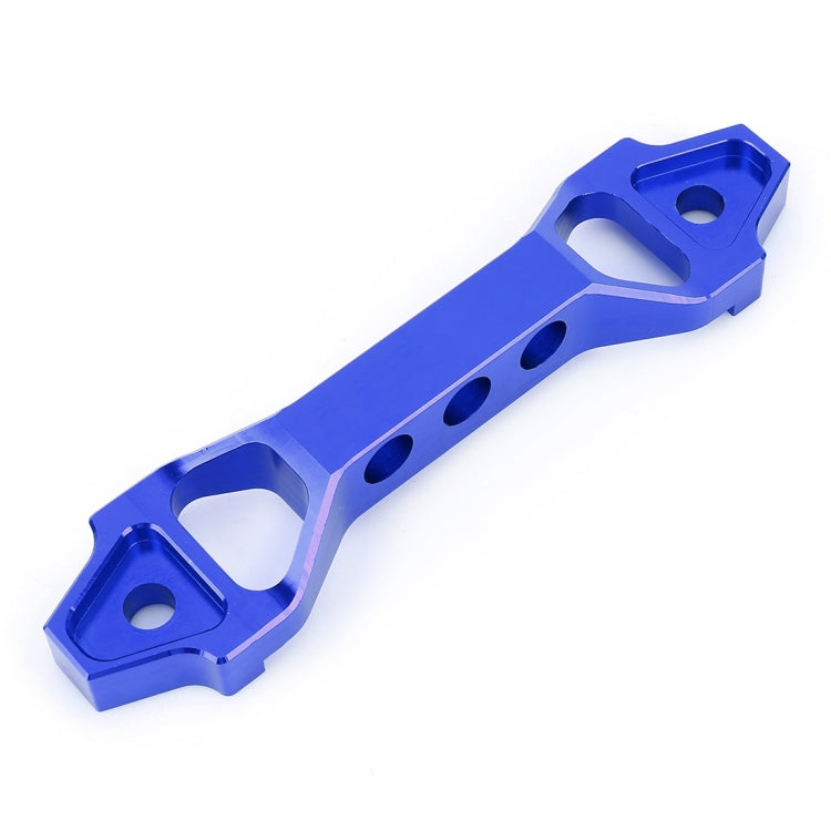 Universal Car Short Arch Stainless Steel Battery Tie Down Clamp Bracket, Size: 18.2 x 4.5 x 2cm (Blue)