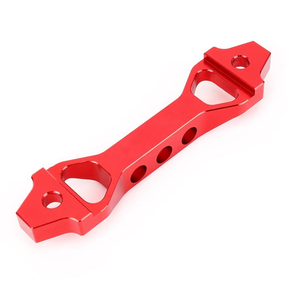 Universal Car Short Arch Stainless Steel Battery Tie Down Clamp Bracket, Size: 18.2 x 4.5 x 2cm (Red)