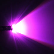 10 PCS T10 1W 50LM Car Clearance Light with SMD-3030 Lamp, DC 12V(Pink Light)