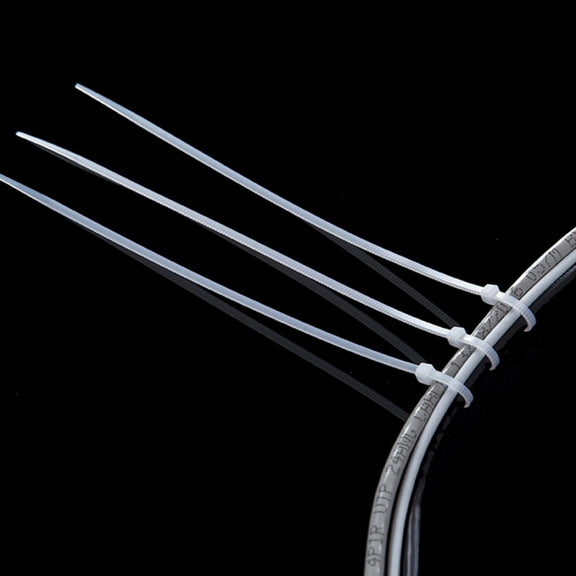 100pcs /Pack 8mm*200mm Nylon Cable Ties(Black)