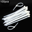 100pcs /Pack 8mm*200mm Nylon Cable Ties(White) - Booster Cable & Clip by PMC TechLife | Online Shopping South Africa | PMC TechLife | Buy Now Pay Later Mobicred