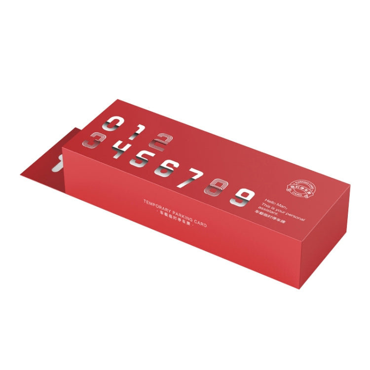 Creative Temporary Parking Card Car Sticker (Grey)