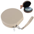 20 CD Disc Storage Case Leather Bag Heavy Duty CD/ DVD Wallet for Car, Home, Office and Travel (Beige) - Stowing Tidying by PMC Jewellery | Online Shopping South Africa | PMC Jewellery | Buy Now Pay Later Mobicred