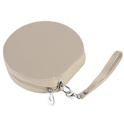 20 CD Disc Storage Case Leather Bag Heavy Duty CD/ DVD Wallet for Car, Home, Office and Travel (Beige)