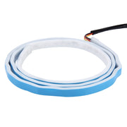1.2m Car Auto Water-resistant Universal Four Color Rear Flowing Light Tail Box Lights with Tail Light Controller, Ice Blue Light Driving Light, White Light Reversing Light, Red Light Brake Light, Yellow Light Turn Signal Light, LED Lamp Strip Tail Decoration