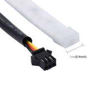 1.2m Car Auto Water-resistant Universal Four Color Rear Flowing Light Tail Box Lights with Tail Light Controller, Ice Blue Light Driving Light, White Light Reversing Light, Red Light Brake Light, Yellow Light Turn Signal Light, LED Lamp Strip Tail Decoration