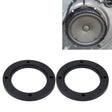 2 PCS 5 inch Car Auto ABS Loudspeaker Base Protection Hollow Cover Holder Mat, Inner Diameter: 12.5cm - free shipping - PMC TechLife - Order now!