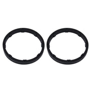 2 PCS 6.5 inch Car Auto ABS  Loudspeaker Base Protection Solid Cover Holder Mat, Inner Diameter: 14.5cm