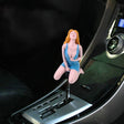 Universal Sexy Beauty Shape ABS Manual or Automatic Gear Shift Knob  with Three Rubber Covers Fit for All Car(Blue) - Shift Knob by PMC TechLife | Online Shopping South Africa | PMC TechLife | Buy Now Pay Later Mobicred
