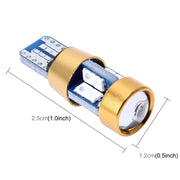 2 PCS T10 3W Error-Free Car Clearance Light with 19 SMD-3030 LED Lamp, DC 12V (Blue Light)