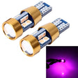 2 PCS T10 3W Error-Free Car Clearance Light with 19 SMD-3030 LED Lamp, DC 12V (Pink Light) - Clearance Lights by PMC TechLife | Online Shopping South Africa | PMC TechLife | Buy Now Pay Later Mobicred