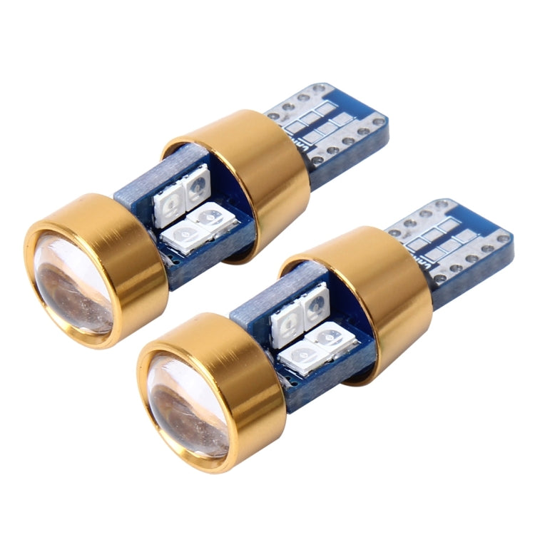 2 PCS T10 3W Error-Free Car Clearance Light with 19 SMD-3030 LED Lamp, DC 12V (Red Light)
