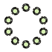 10PCS 2W T4.2 Wedge Instrument Panel LED Light Dashboard Gauge Cluster Indicator Lamp Bulb(Ice Blue Light)