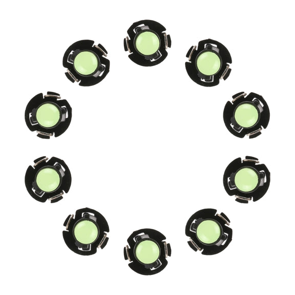 10PCS 2W T4.2 Wedge Instrument Panel LED Light Dashboard Gauge Cluster Indicator Lamp Bulb(Ice Blue Light)