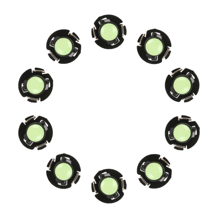 10PCS 2W T4.2 Wedge Instrument Panel LED Light Dashboard Gauge Cluster Indicator Lamp Bulb(Ice Blue Light)