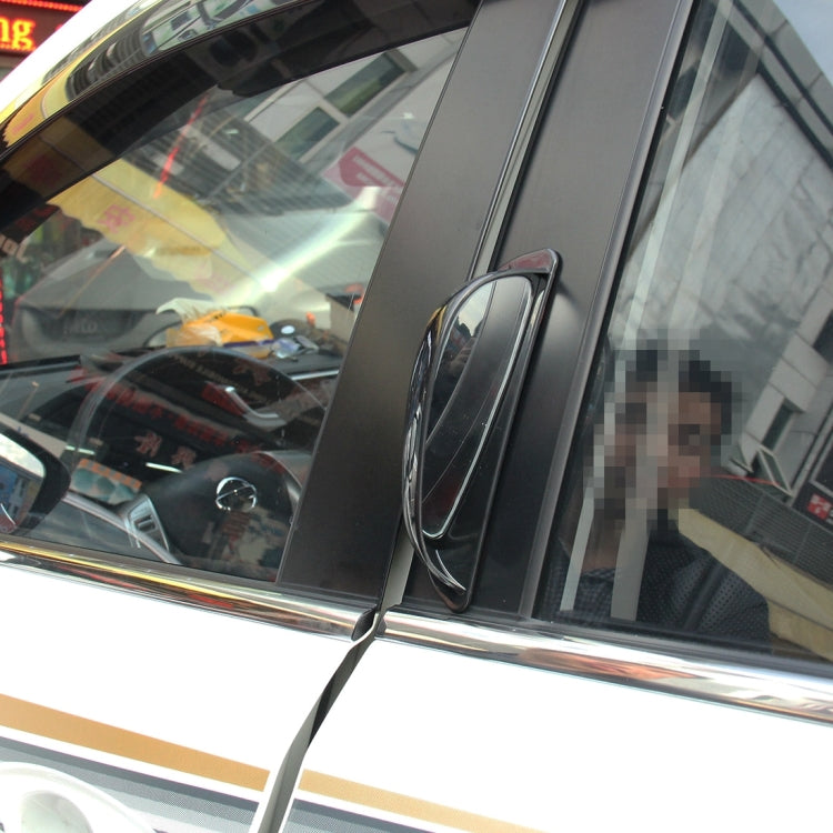 3R-090 Car Blind Spot Rear View Wide Angle Mirror, Right(Black)