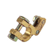 2 PCS Brass Positive and Negative Car Battery Connectors Terminals Clamps Clips, Inner Diameter: 1.2cm