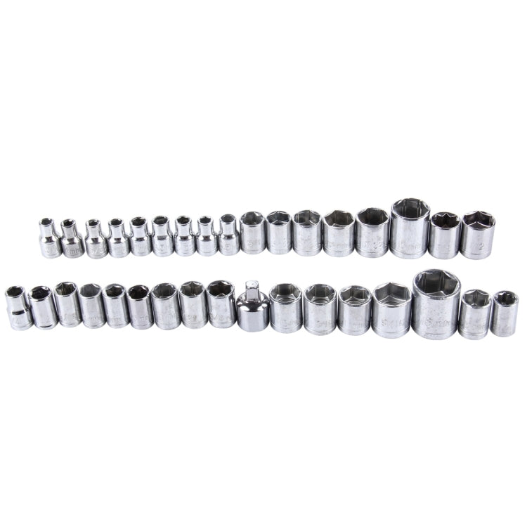 AIWA 40 PCS Automobile Motorcycle Tool Box Set Socket Wrench Sleeve Suit Hardware Auto Car Repair Tools Socket Wrenches for Precise Repair or Maintenance