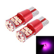 2 PCS T10 5W 27 SMD-3014 LEDs Car Clearance Light Lamp, DC 12V(Pink Light) - free shipping - PMC TechLife - Order now!