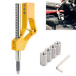 Car Modification Heightening Gear Shifter Extension Rod Adjustable Height Adjuster Lever Shift Lever with Adapters for Honda(Gold) - Shift Knob by PMC TechLife | Online Shopping South Africa | PMC TechLife | Buy Now Pay Later Mobicred