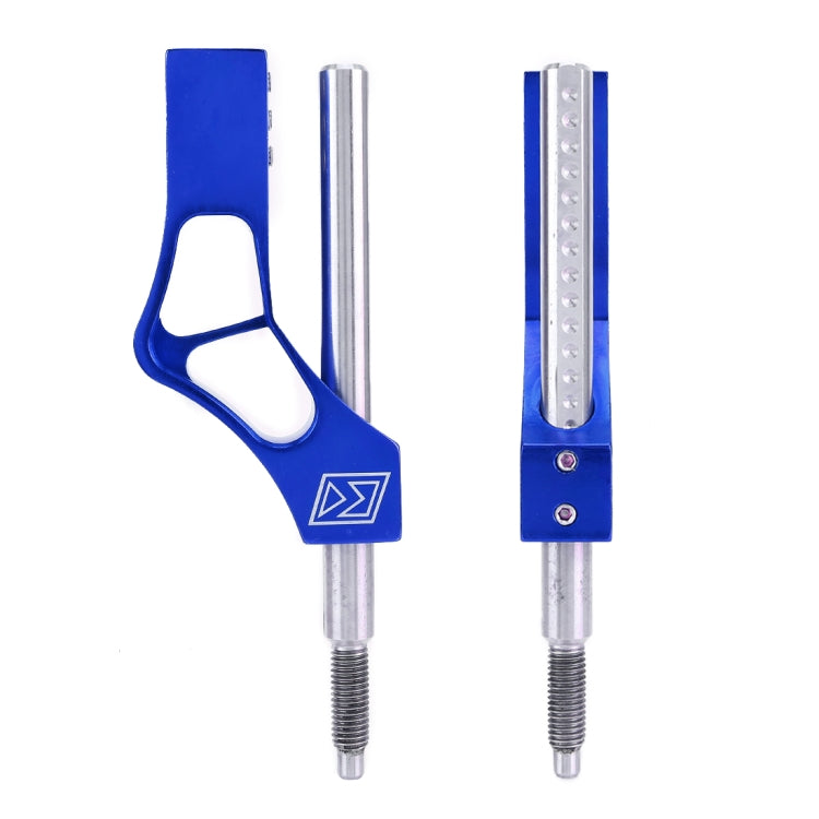 Car Modification Heightening Gear Shifter Extension Rod Adjustable Height Adjuster Lever Shift Lever with Adapters for Honda(Blue)