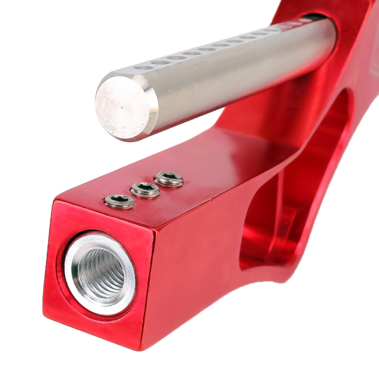 Car Modification Heightening Gear Shifter Extension Rod Adjustable Height Adjuster Lever Shift Lever with Adapters for Honda(Red)