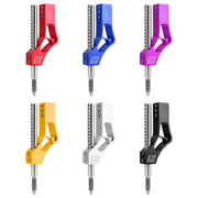 Car Modification Heightening Gear Shifter Extension Rod Adjustable Height Adjuster Lever Shift Lever with Adapters for Honda(Red)