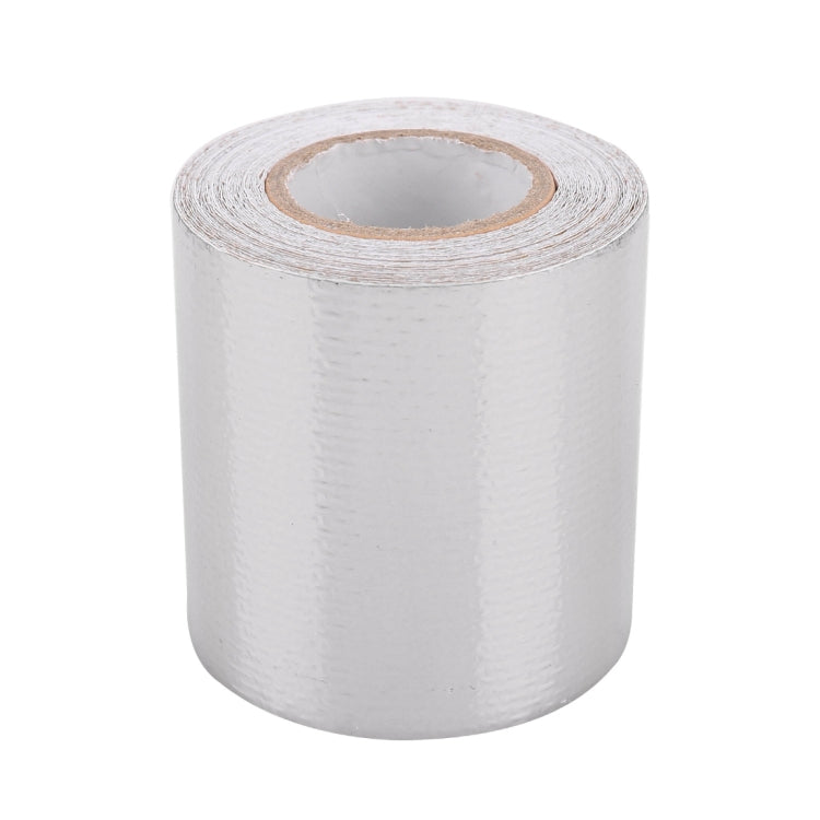 5m Exhaust Wrap Auto Motor Exhaust Heat Shield Aluminum Foil Paper Heat Resistant Wrap (Silver)